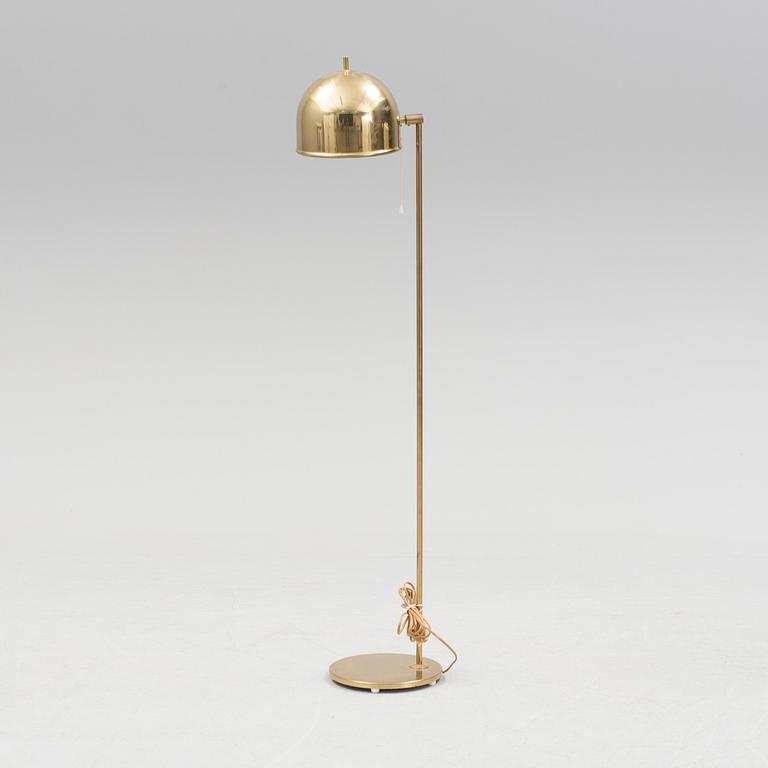 A Swedish brass floor light from the second half of the 20th century.