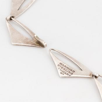 POUL WARMIND, Necklace, sterlingsilver,  Denmark.