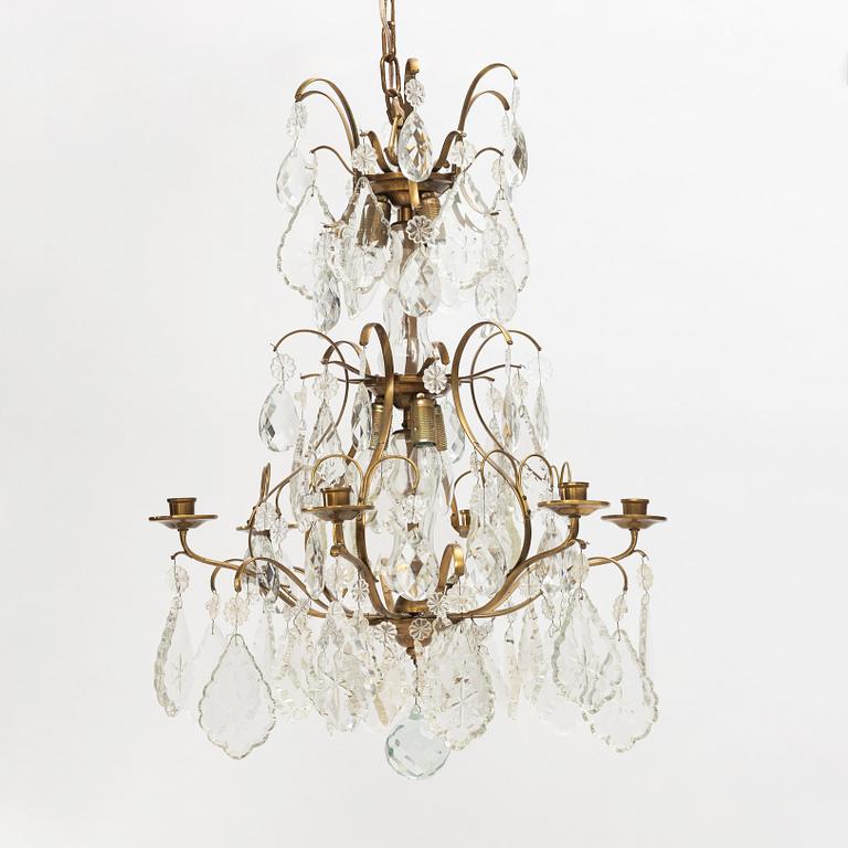 A Baroque style chandelier, first half of the 20th Century.