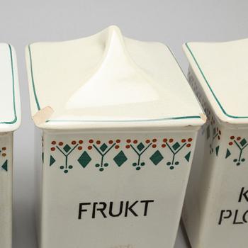 KRYDDBURKAR, 16 st, flintgods, Göteborg, 1900-talets första hälft.