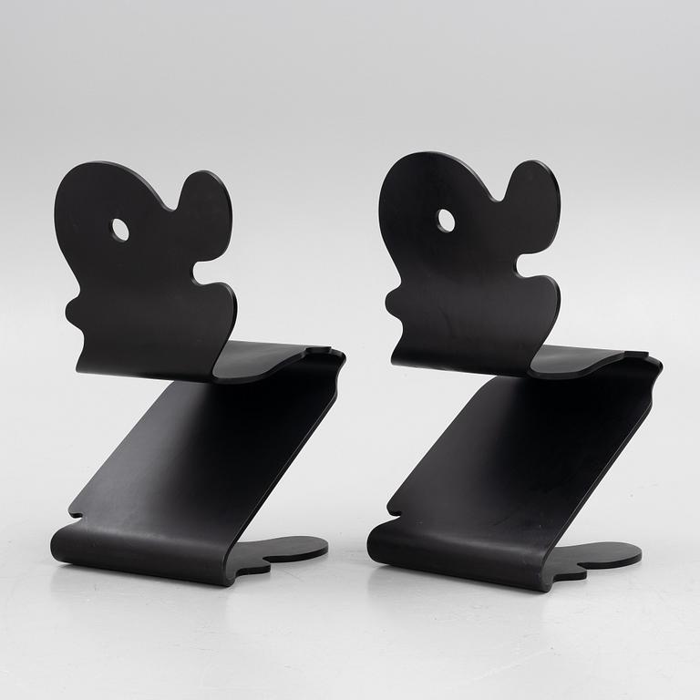Verner Panton, chairs, a pair, "Pantonic 5000 chair", Studio Håg, Norway, 1990s.