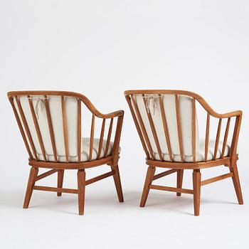 John Kärnhagen, karmstolar 1 par, Swedish Modern, 1930-40-tal.