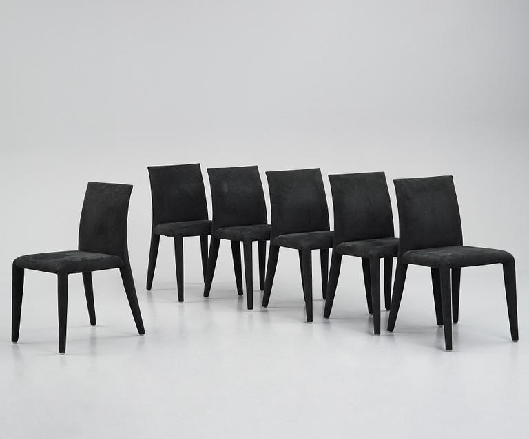 Mario Bellini, "Vol au vent", 6 chairs, Maxalto, B&B Italia, post 2001.