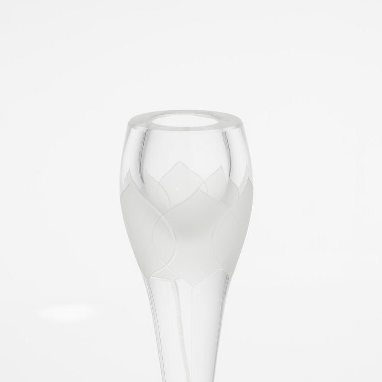 Richard Latham & Björn Wiinblad, glasservis, 40 delar, "Lotus", Rosenthal.