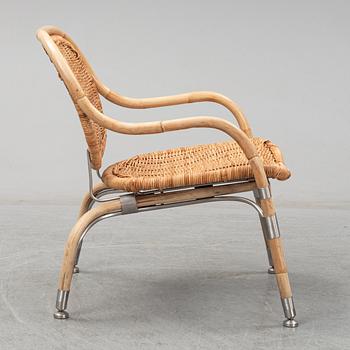 MATS THESELIUS, a rattan easy chair from IKEA PS, 21st Century.