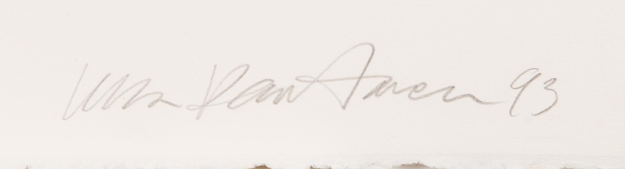 Ulla Rantanen, lithograph, signed and dated -93, numbered E.A. 2/6.