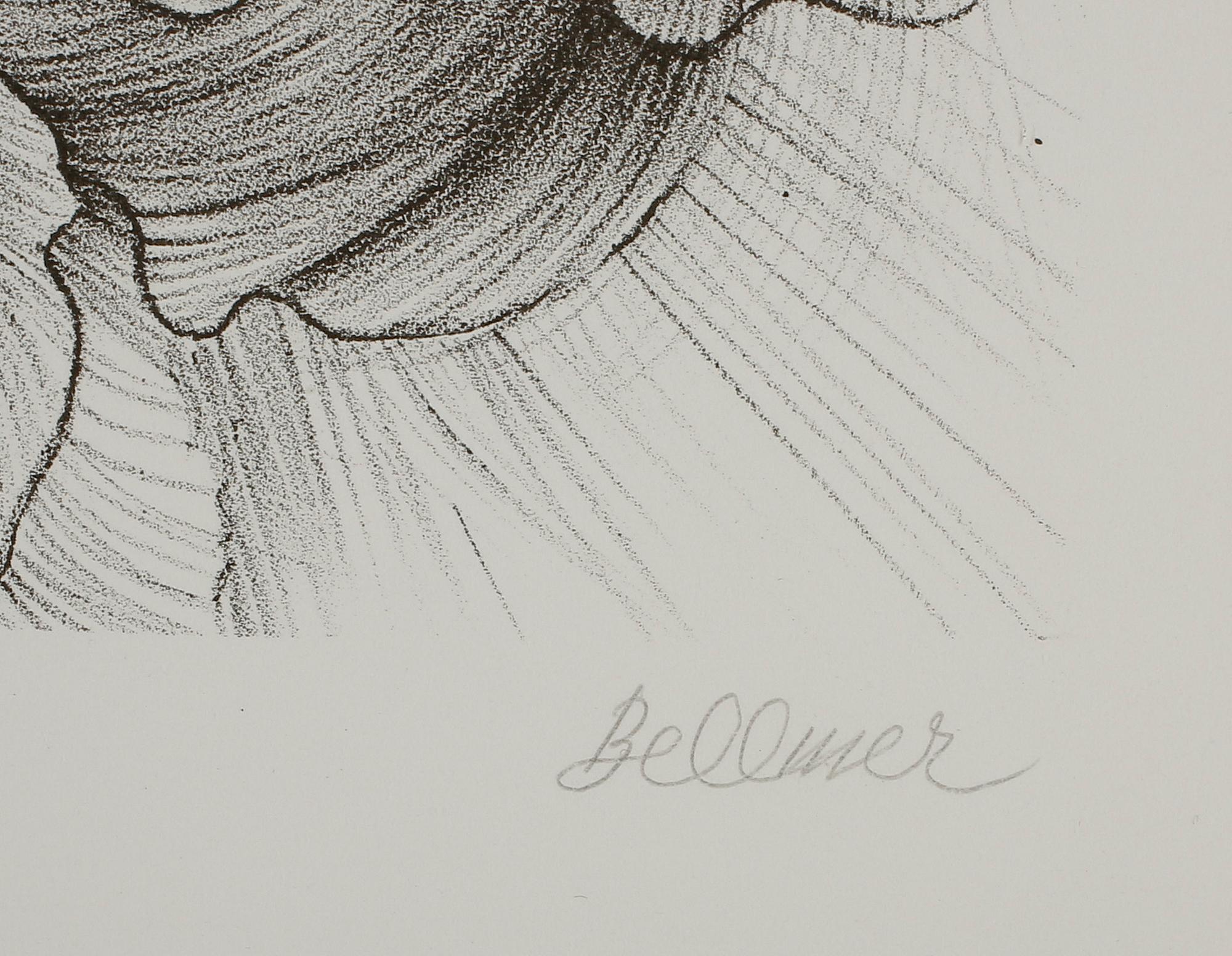 HANS BELLMER, litografi, signerad med blyerts och numrerad 34/100.
