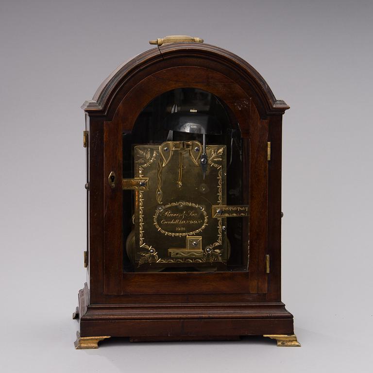 A BRACKET CLOCK, England, Rivers & son Cornhill, London ca 1800.