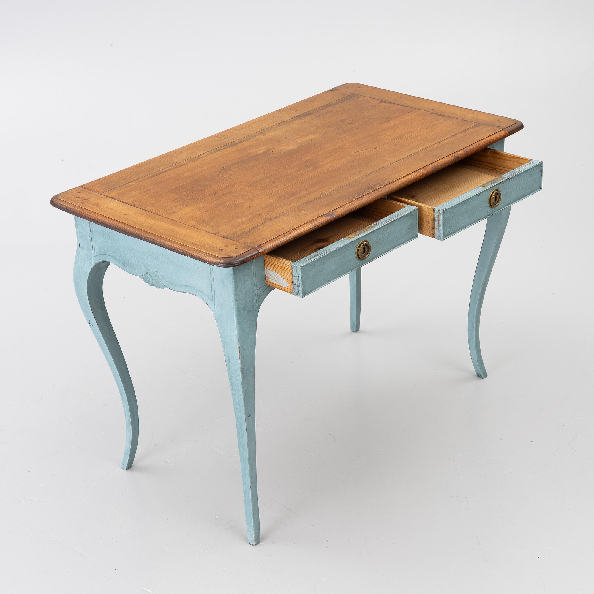 Table, Rococo style, 20th century.