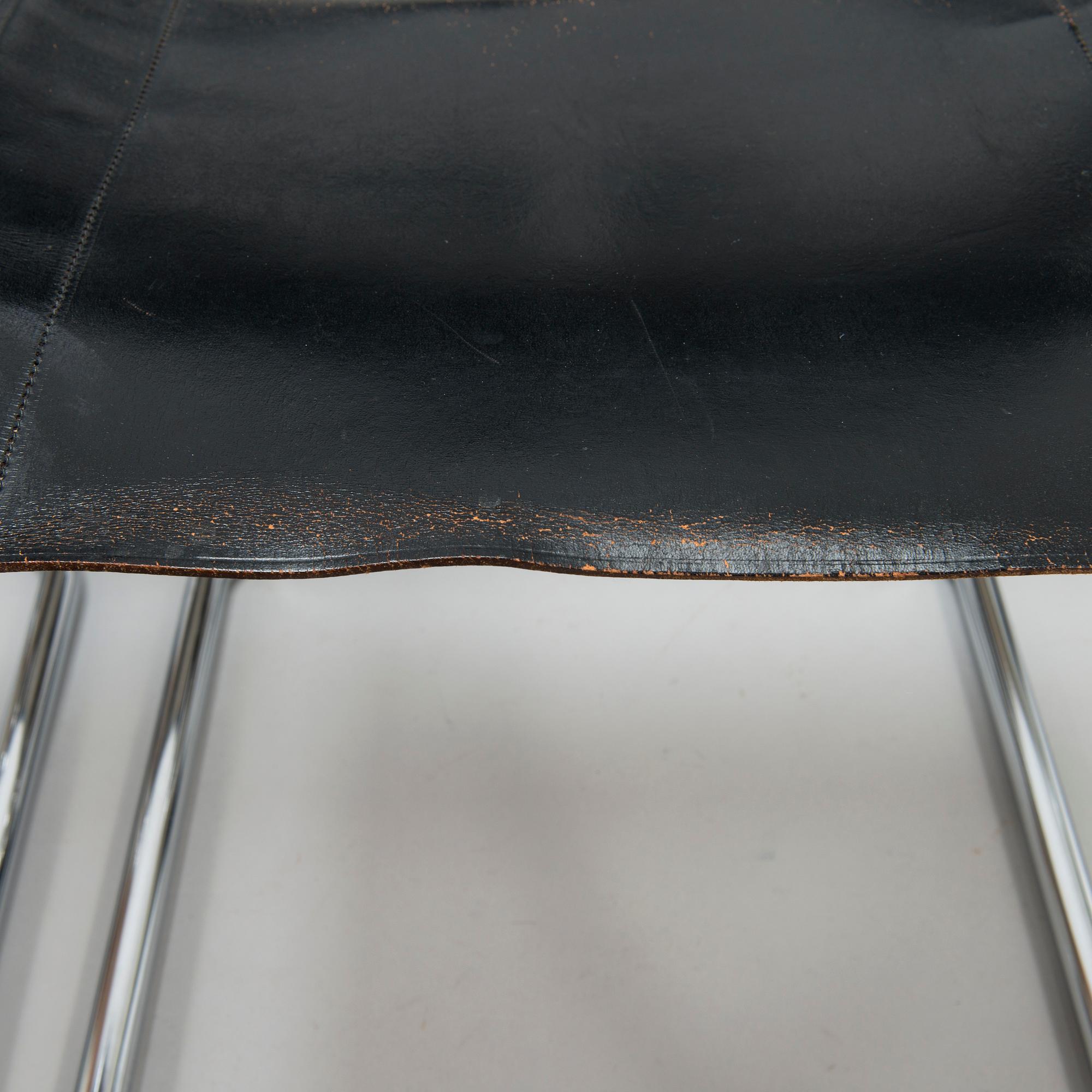 LUDWIG MIES VAN DER ROHE, a set of 1970-1980's 4+2, 'MR10' chairs for Thonet.