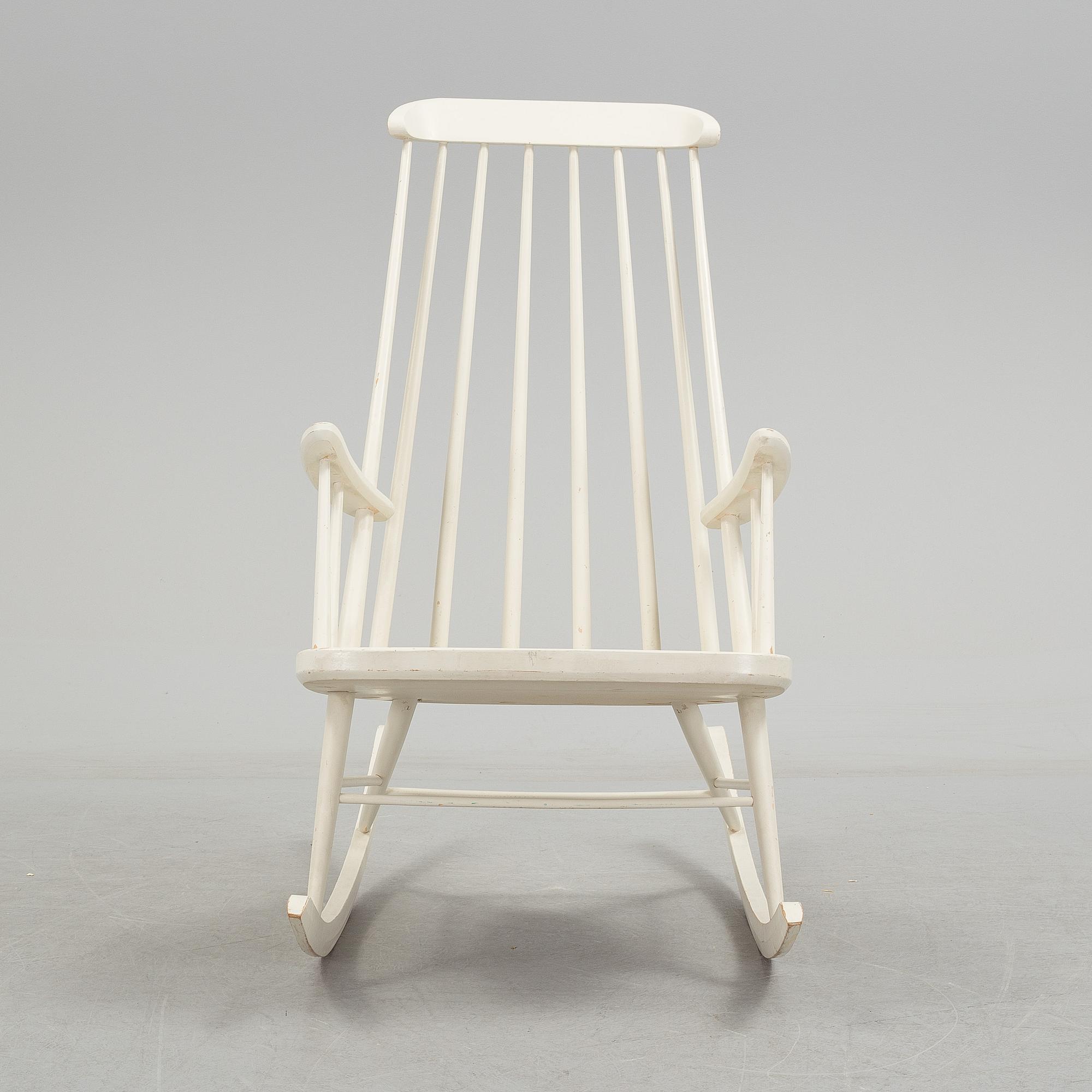 A 'Gunga Din' rocking chair by Gillis Lundgren for Ikea.