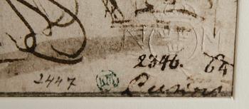 MAPP med 18 reproduktioner av Nicolas Poussin, utgiven av John Kroon. Nr 180/400.