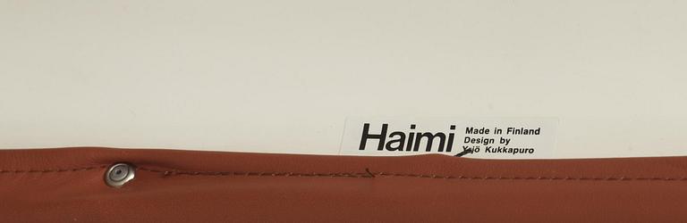 A Yrjö Kukkapuro 'Karuselli' easy chair and a 'Saturnus' table, Haimi, Finland 1960-70's.