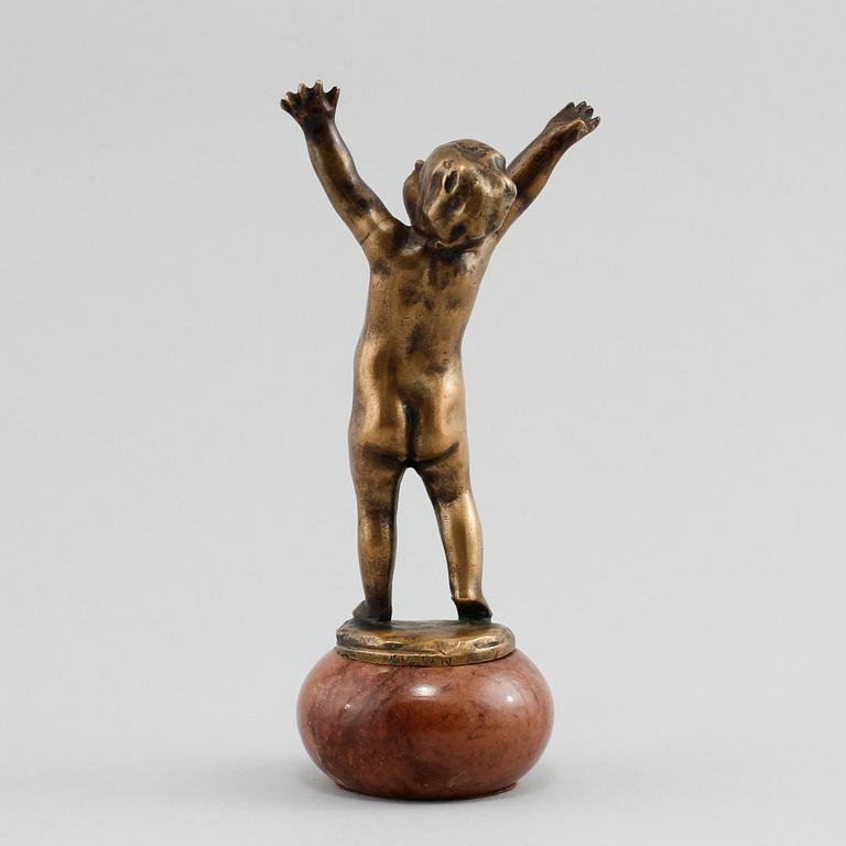 SKULPTUR, brons, signerad, 1900-tal.