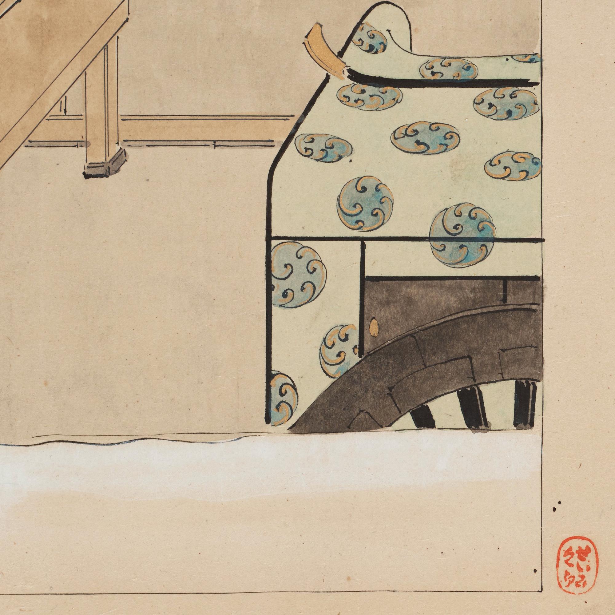 MAKIMONO, Japan, tidigt 1900-tal.