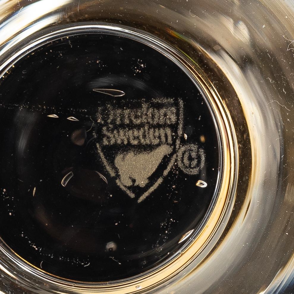 Gunnar Cyrén, glasservis, 22 delar, "Nobel", Orrefors.