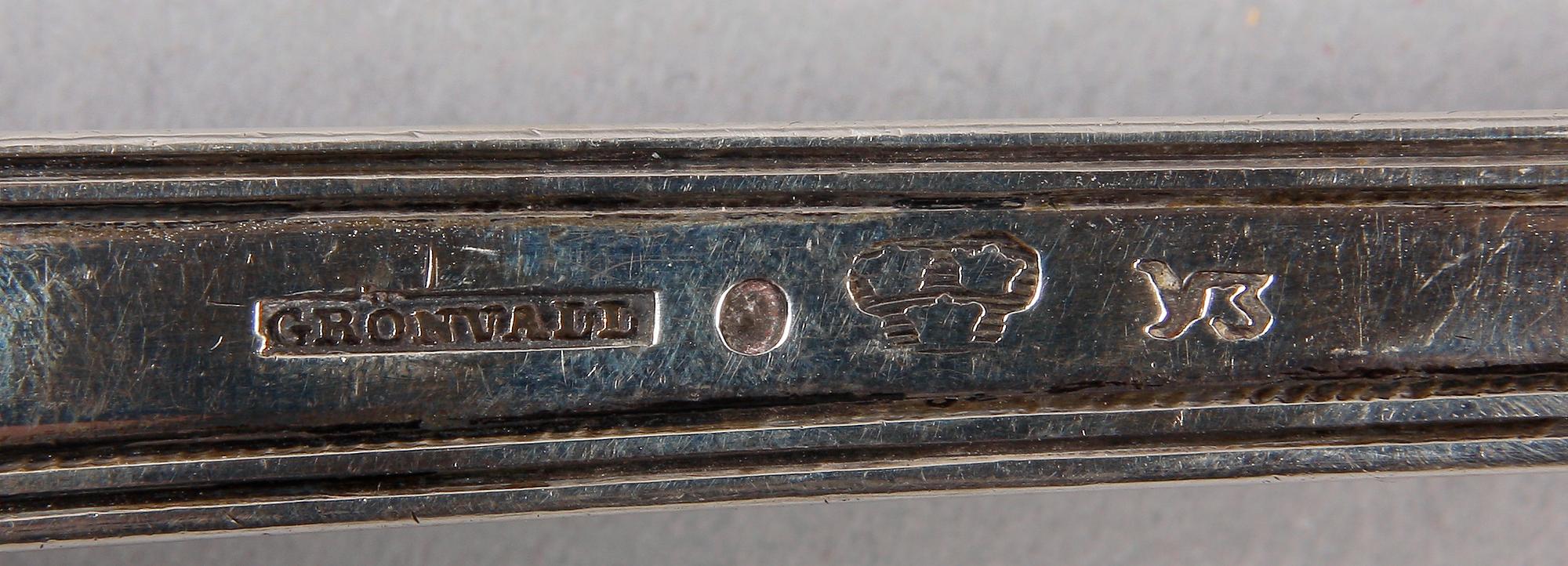 SOPPSLEV, silver, JP Grönvall Stockholm 1829.