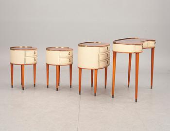 SOVRUMSMÖBLEMANG, 6 delar. Bl.a Halvdan Pettersson, Möbelfabrik, Tibro, 1950-tal.