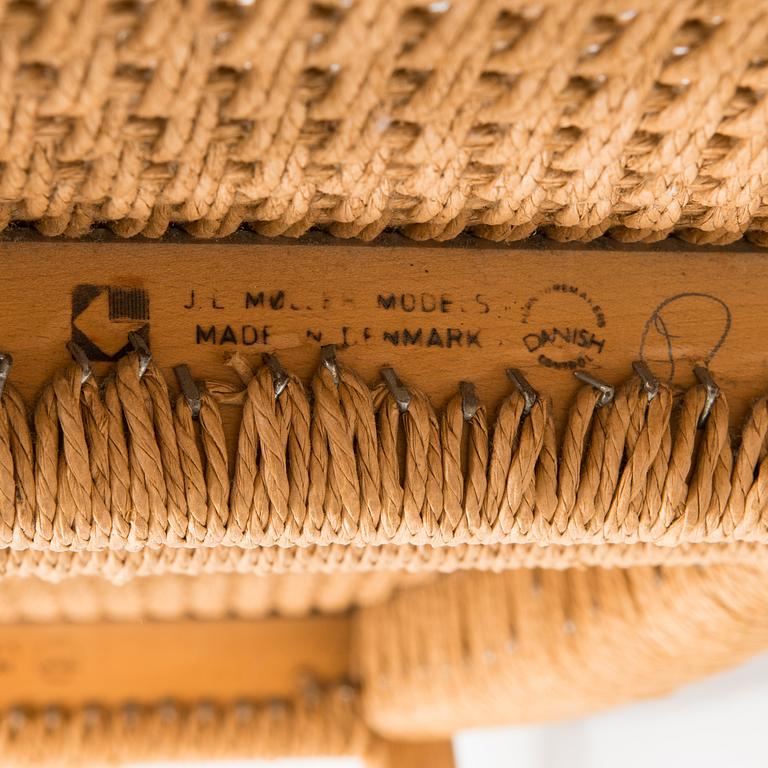 Jørgen H. Møller, six 1960's charis for J. L. Møller Models, Denmark.