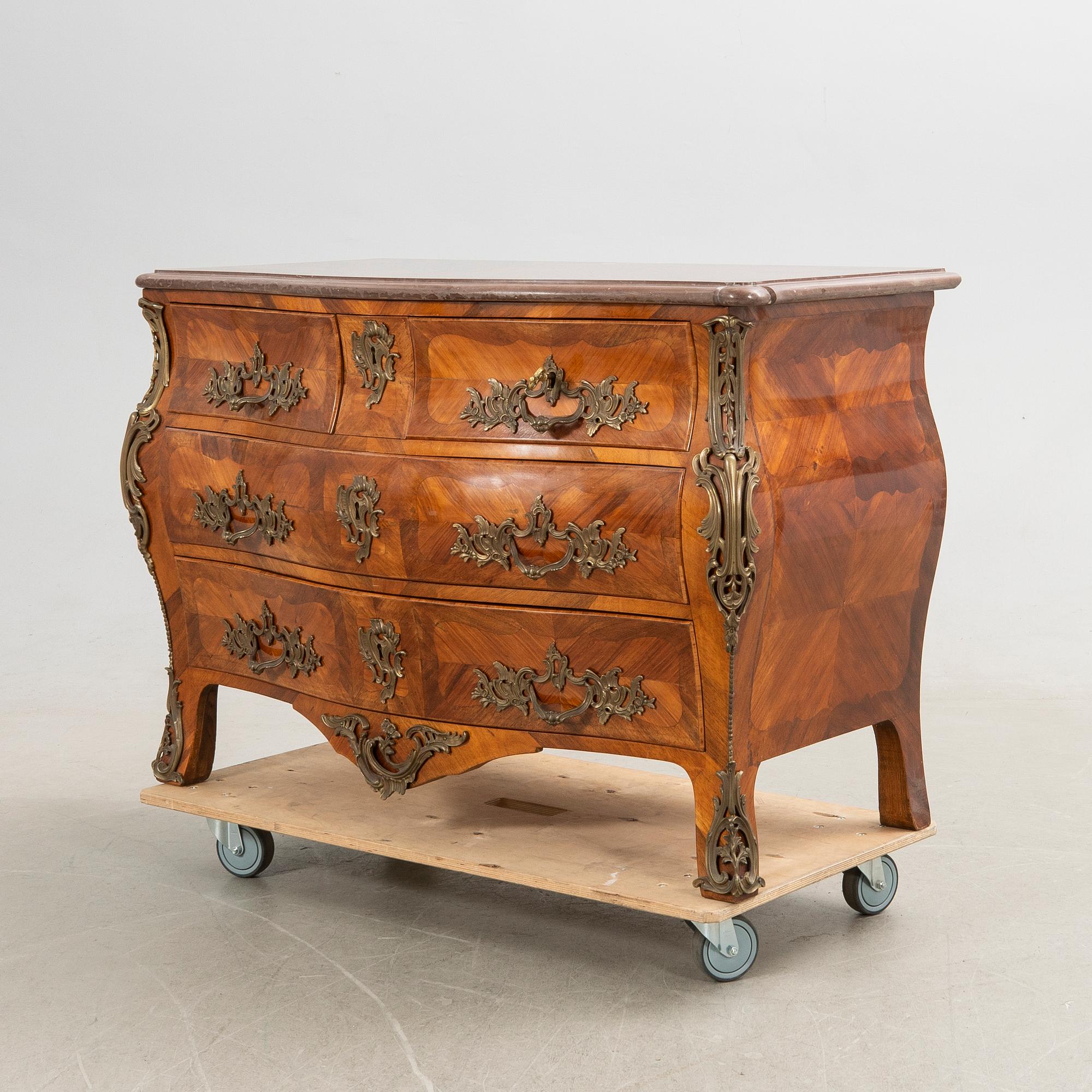 Bureau, Rococo style, first half of the 20th century.