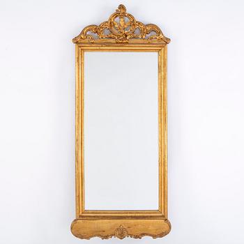 A late 19th century mirror.