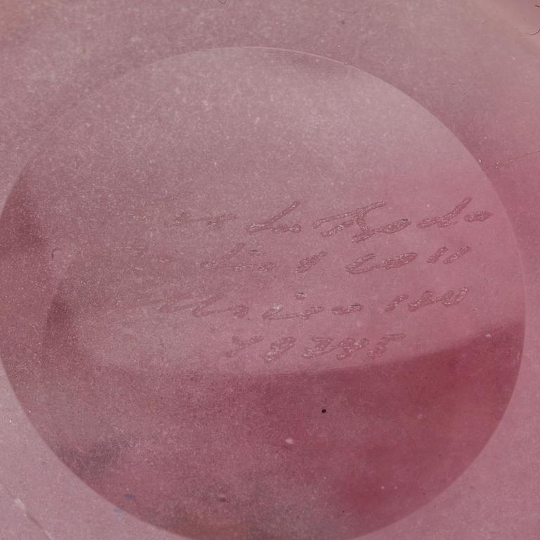 VAS, glas, Ulrica Hydman Vallien, Kosta Boda. 1900-talets andra hälft.