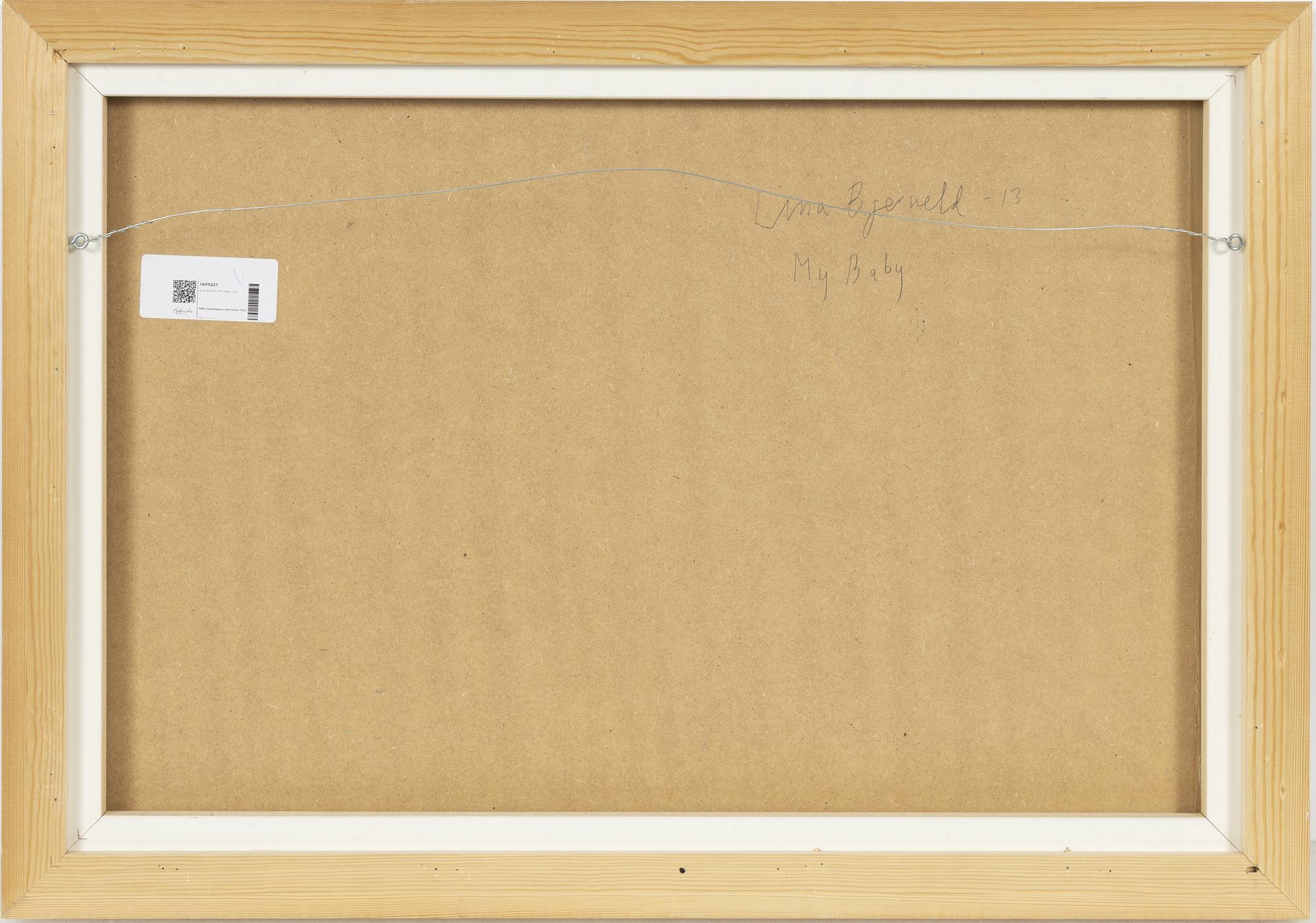 Lina Bjerneld, signerad och daterad -13 a tergo. Olja på pannå.