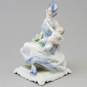 A 20th century Hungarian Herend porcelain figurine.