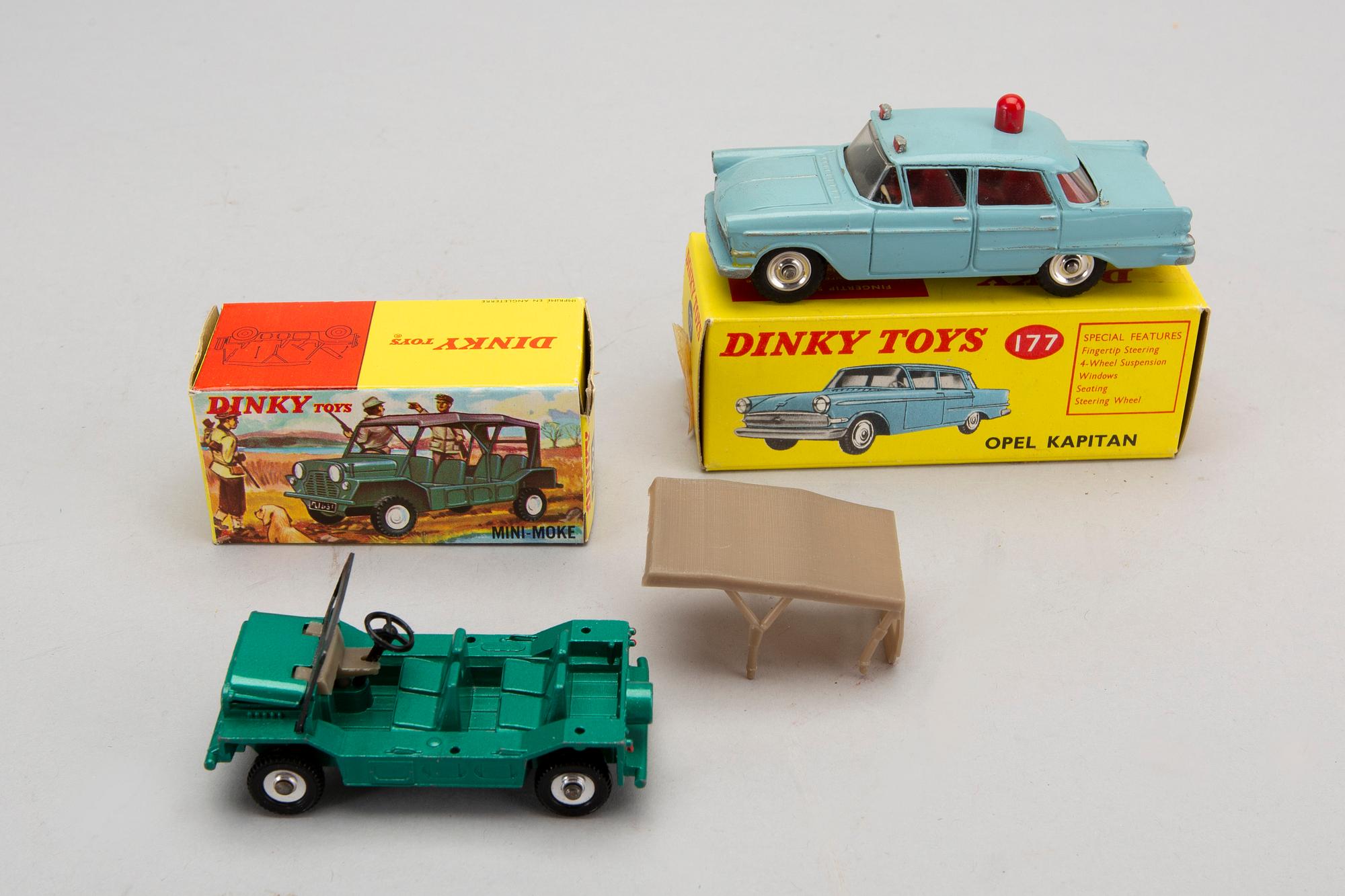 A 16 pcs collection of DINKY toy cars.