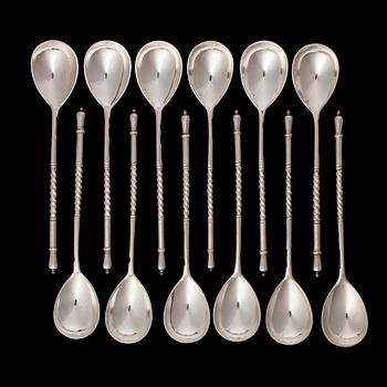 TESKEDAR, silver, Moskva, Ryssland 1894. Vikt 153,7 g.