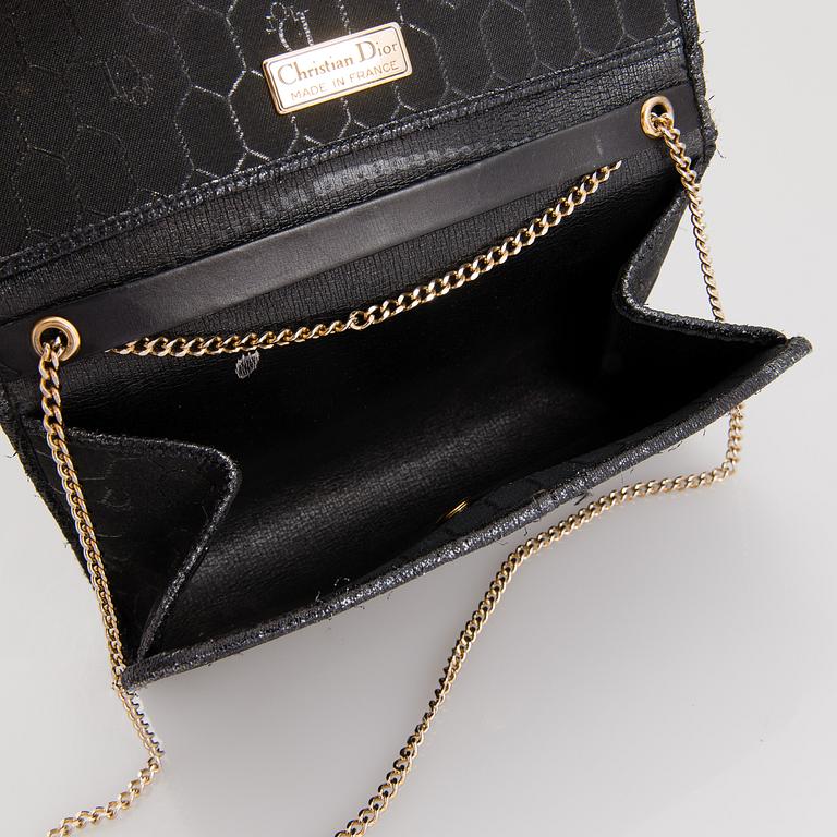 CHRISTIAN DIOR, VÄSKA samt CLUTCH.
