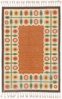 Gerti Lundberg, a flat weave carpet, Vävaregården, Eringsboda, Sweden, 242 x 165 cm.