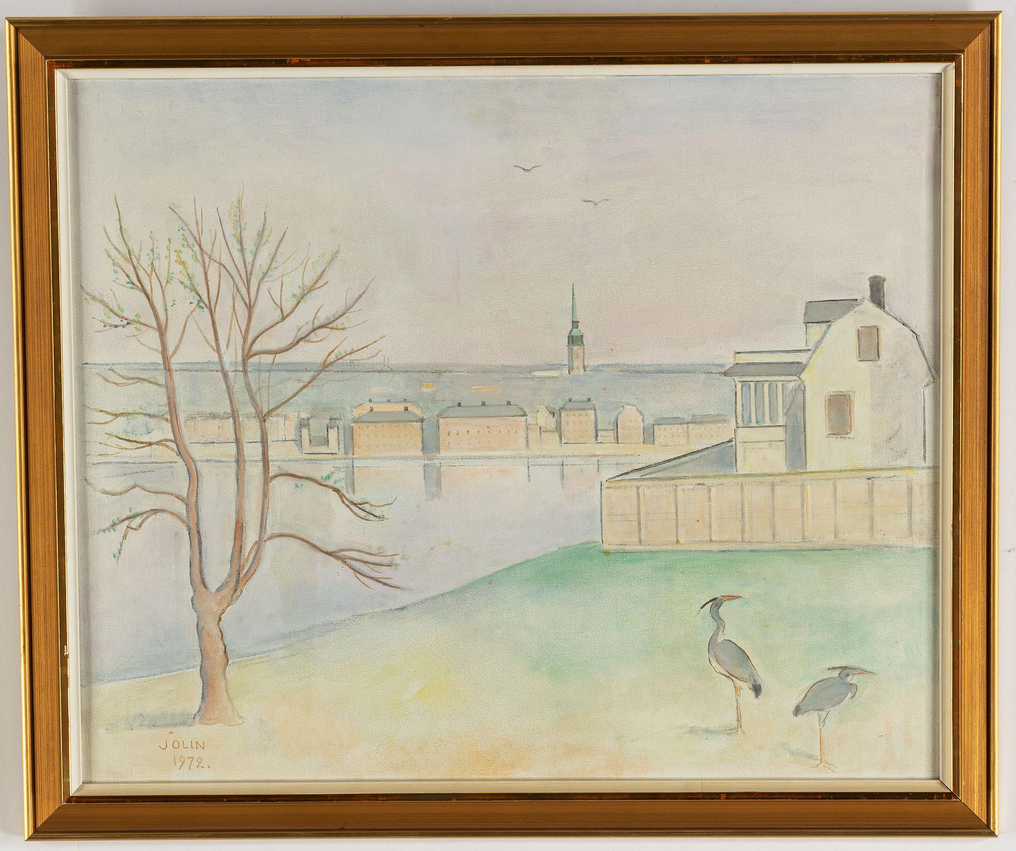 Einar Jolin, signed and dated 1972.