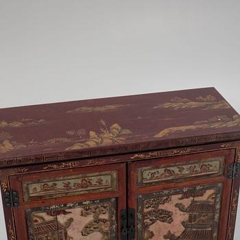 Cabinet, China, 20th century with older parts.