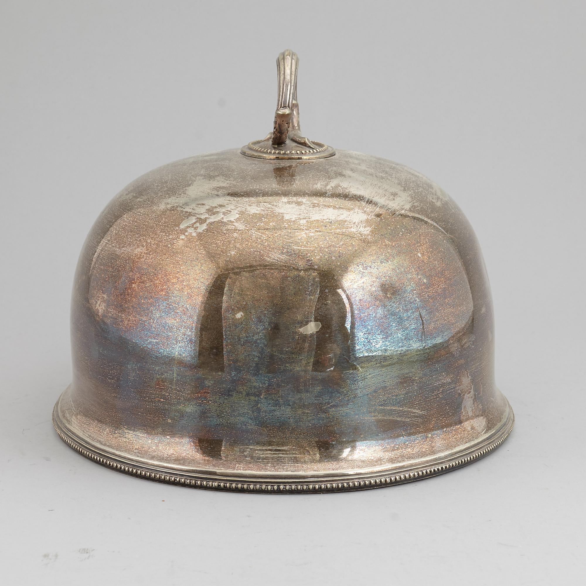 A silver plated hood, 20th Century.