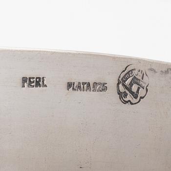 Bowl, sterling silver, Peru, 20th century.
