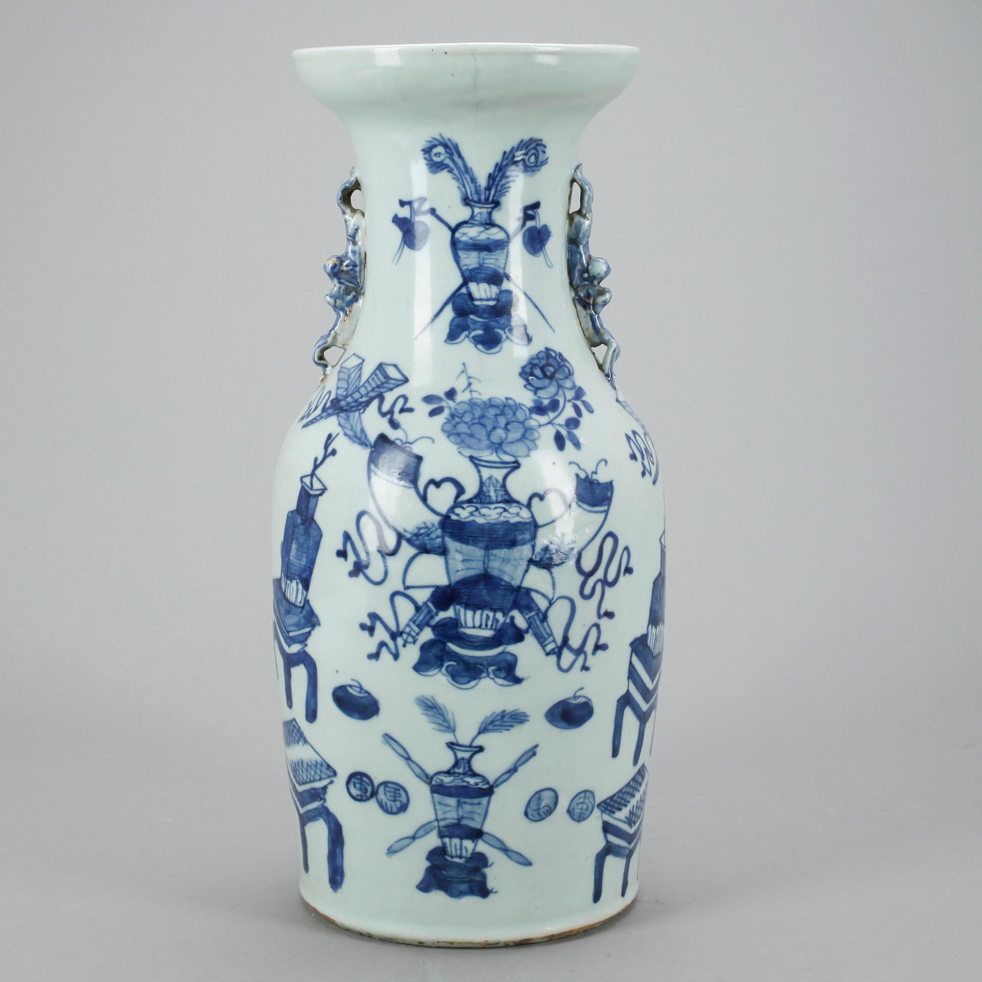 VAS, porslin, Kina 1800-tal.