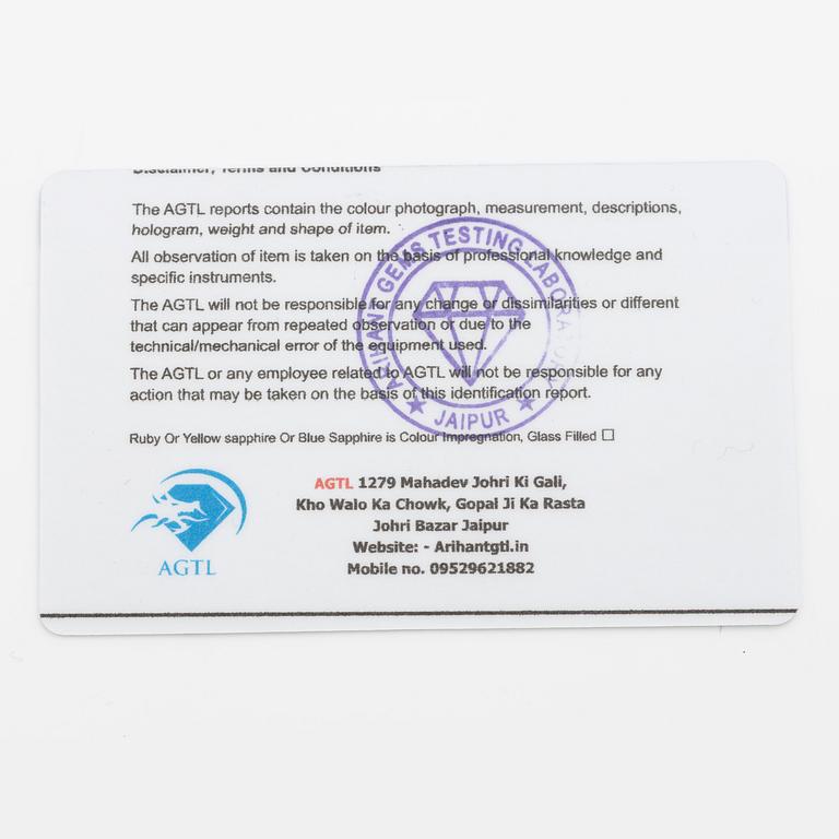 Bracelet 18K white gold set with oval-cut multicoloured sapphires and brilliant-cut diamonds.