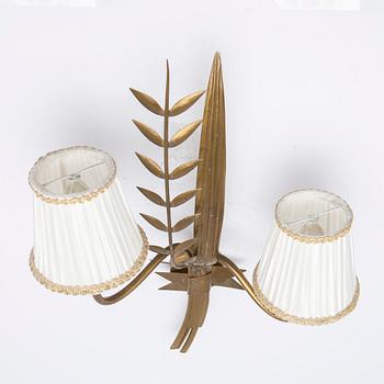 Hans Bergström, Wall lamp, model 333, ateljé Lyktan, Åhus, 1940s.