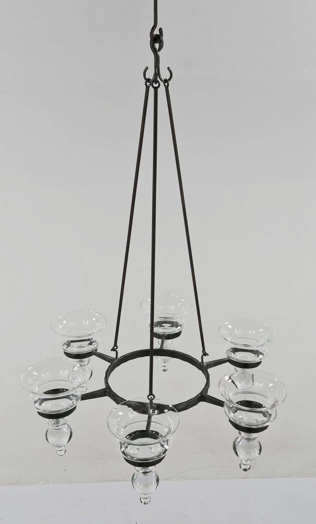 TAKKRONA, Boda glasbruk, 1900-talets andra hälft. Höjd 60-90 cm.