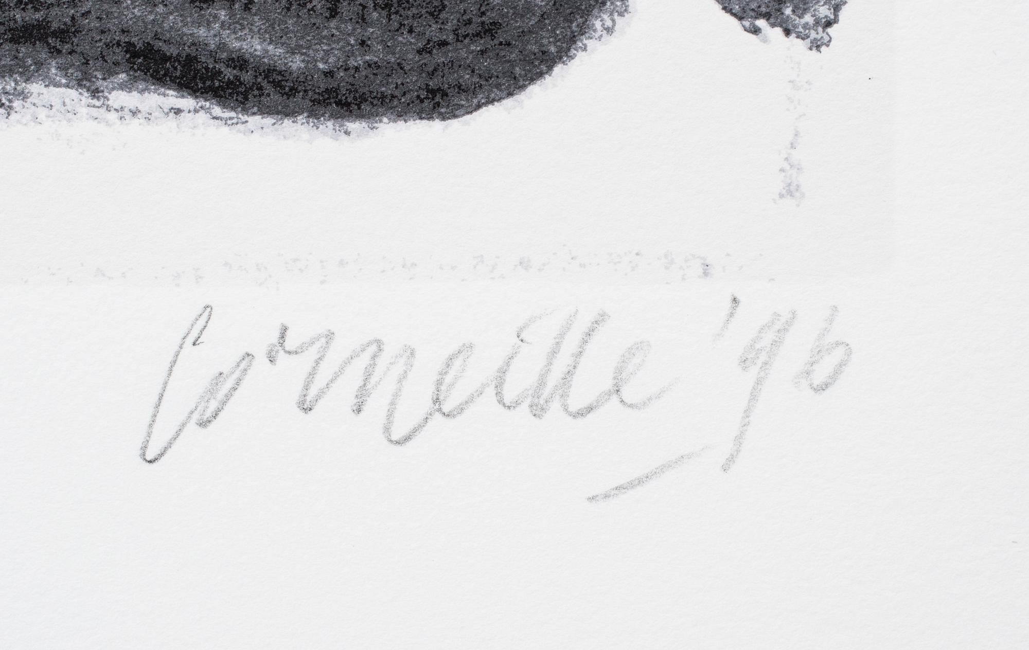 BEVERLOO CORNEILLE, 2 serigrafier varav en i färg, signerade, numrerade HC 16/25 och I/XXV och dat- 96.
