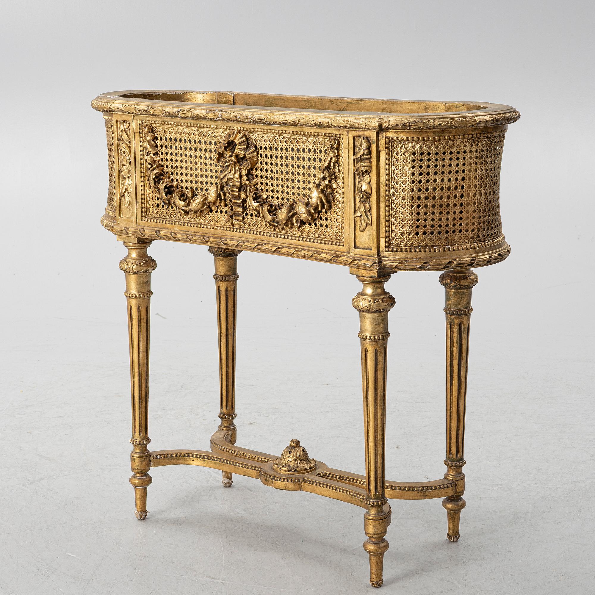 Flower table, Gustavian style, early 20th century.