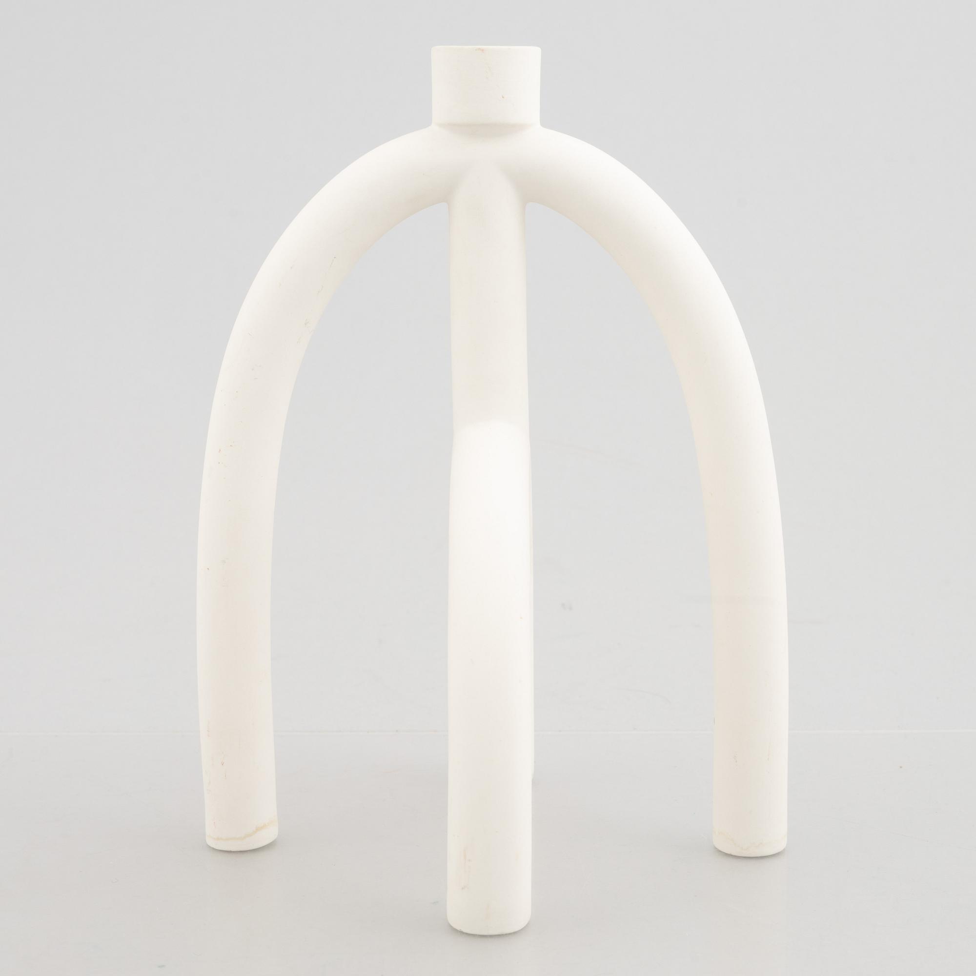 Pia Törnell, ljusstake, "Arcus", Rörstrand, 1990-tal.
