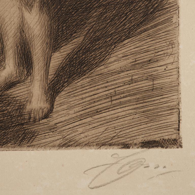 Anders Zorn, "Bärsärk".