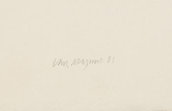 Carl Magnus, akvarell, signerad och daterad -81.