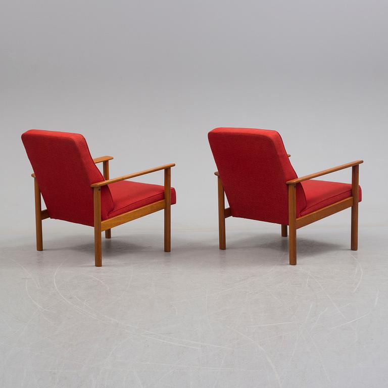 A pair of circa 196s easy chairs.