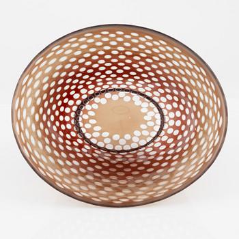 Edward Hald, a 'Slipgraal' bowl, Orrefors 1954.