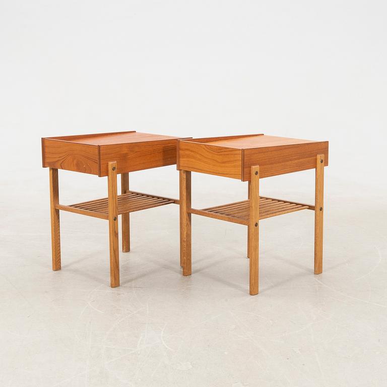 Pair of bedside tables, 1960s.