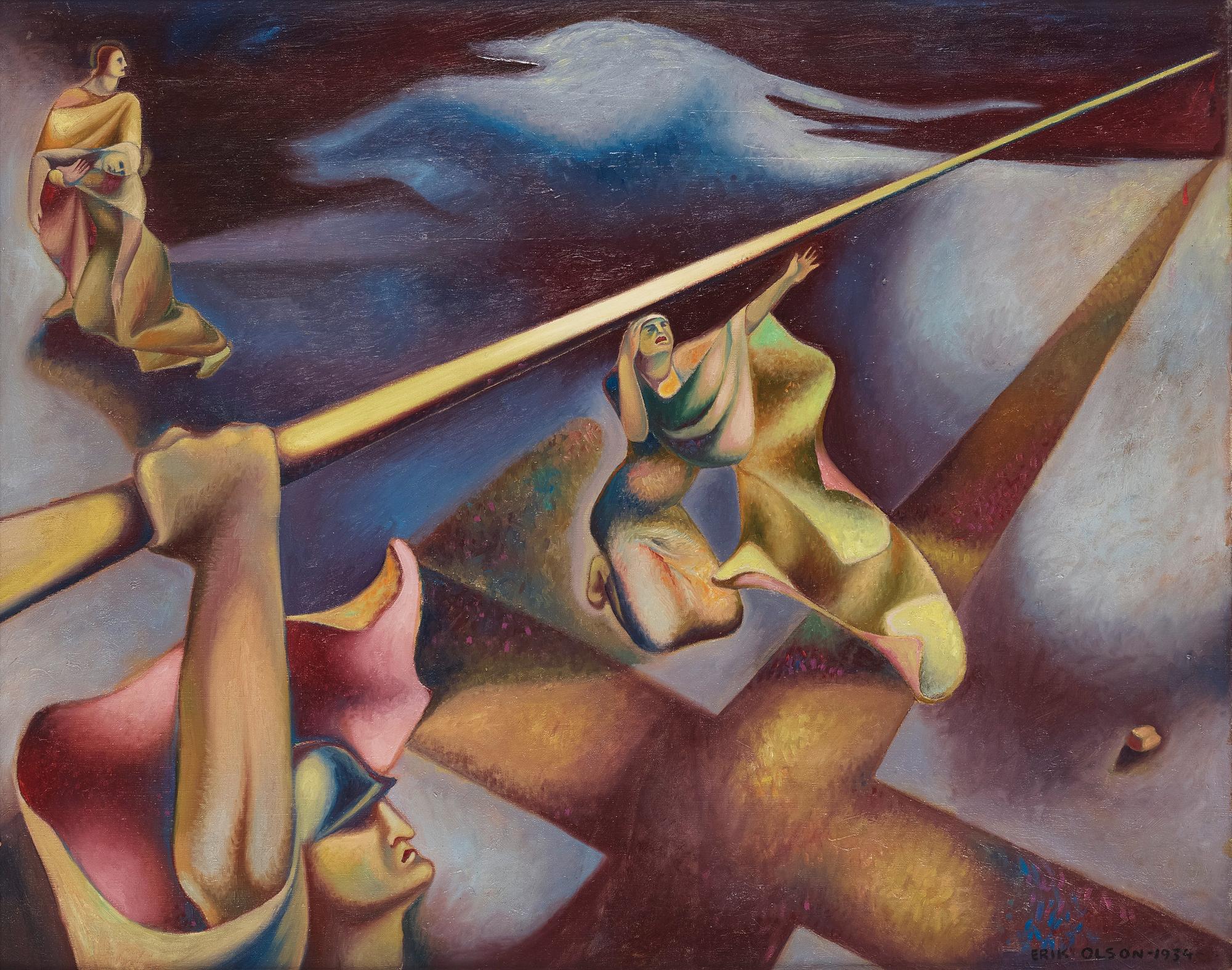 Erik Olson, "Korsfäst".