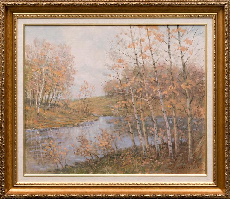 OLAVI HURMERINTA, öljy kankaalle, signeerattu ja päivätty 1986.